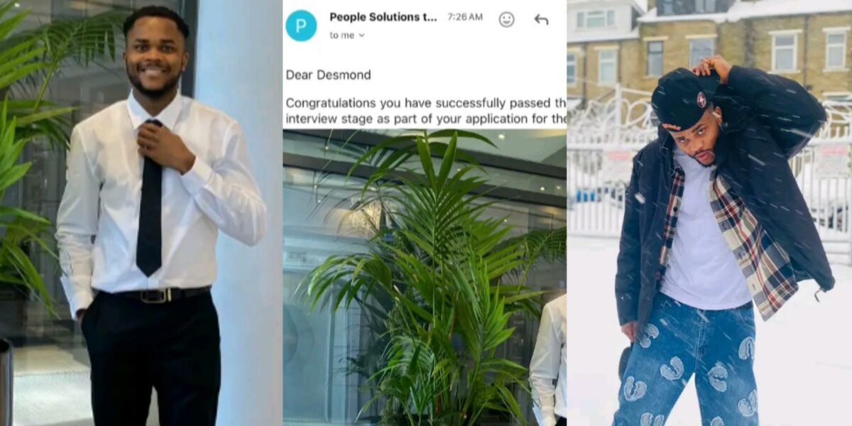 Man secures first job in UK after 750 rejections