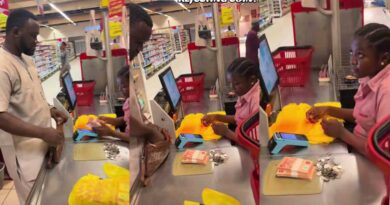 Cashier baffled as man pays with bundles of N10, coins