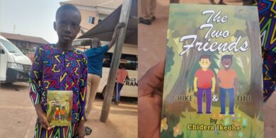 Primary 6 boy who wrote a book and sold it in motor parks bags a scholarship