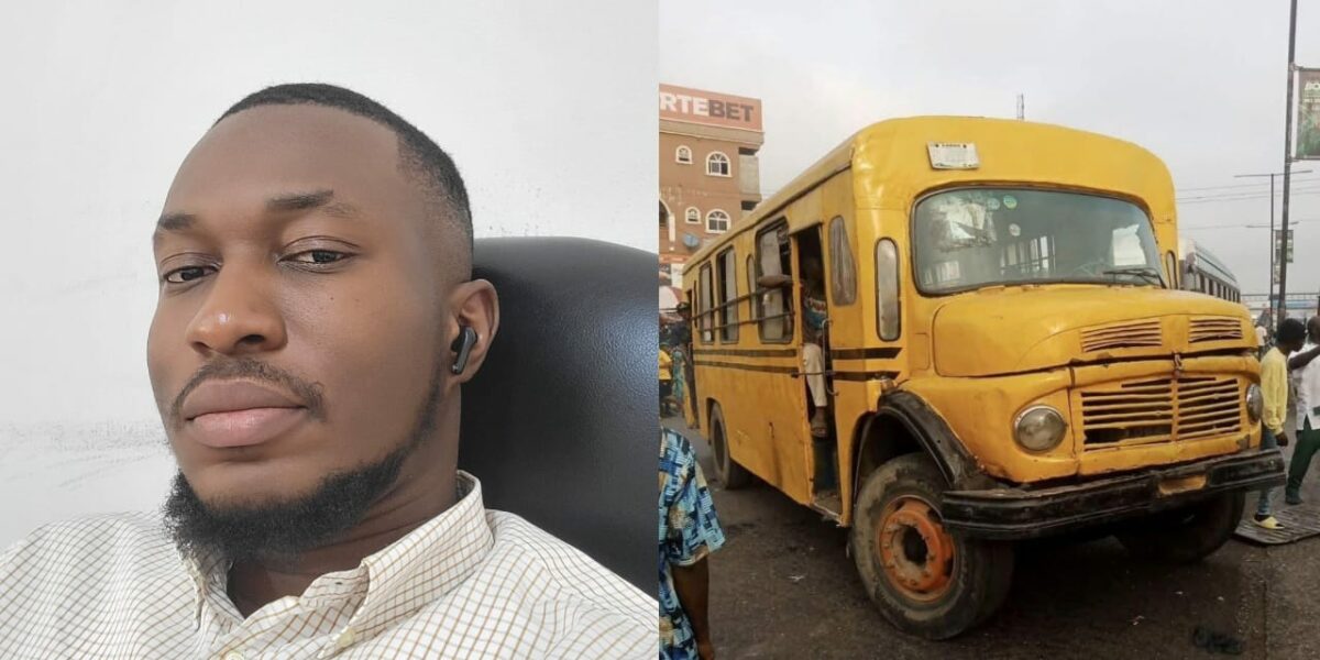 Man raises alarm after escaping 'one chance' bus in Lagos, posts plate number