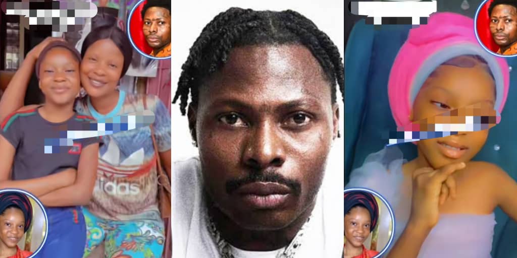 Video of Asake's baby mama, Adijat, and daughter, Zeenat, surfaces amid family drama