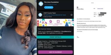 Lady denied visa after winning fully funded scholarship for tech event in London