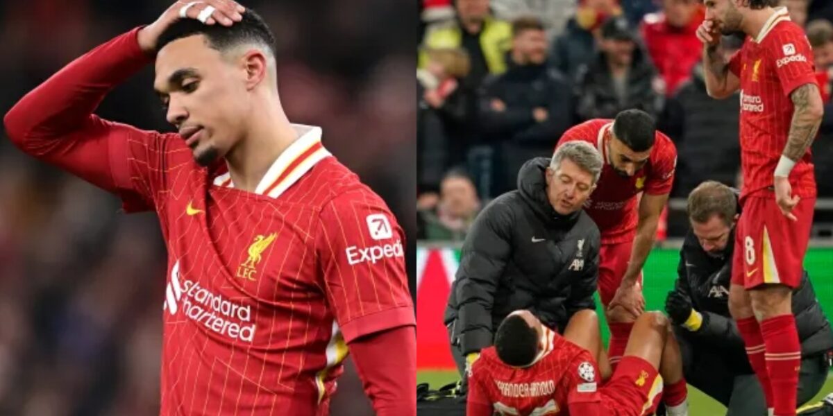 Alexander-Arnold feared to have played his last game for Liverpool after injury in PSG defeat