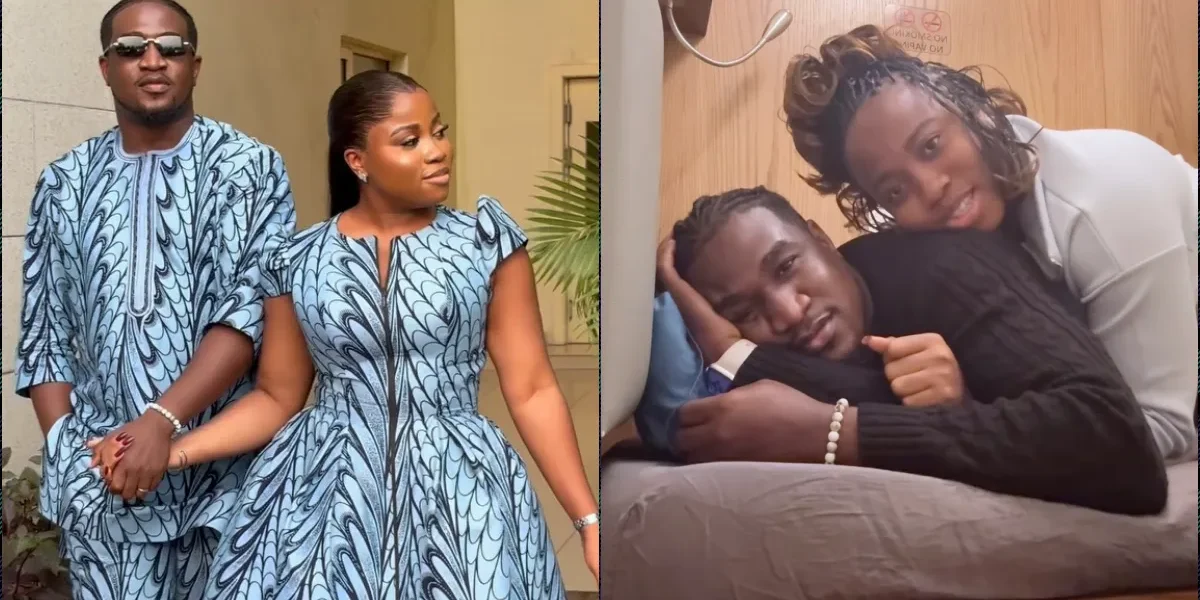 Veekee James reacts to troll’s concern over loving her husband 'too much'