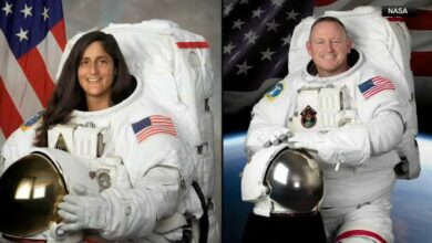 NASA astronauts back on Earth after nine months in space