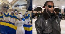 Outrage as church choir performs Burna Boy's 'Lambo' freestyle