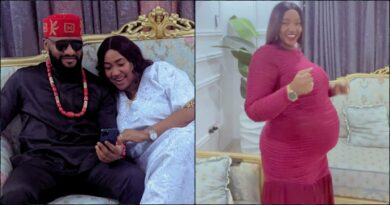 "Five children more to go" - Yul Edochie gushes over wife's pregnancy