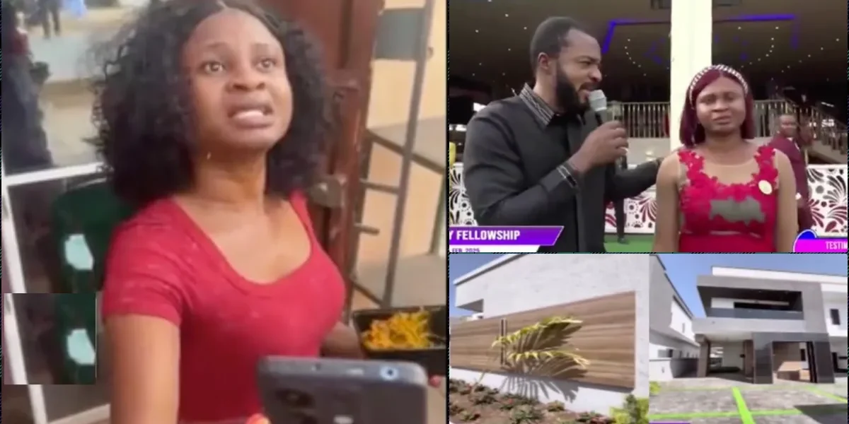 Lady exposed after testimony of N500M mansion in Pastor Ebuka Obi's church