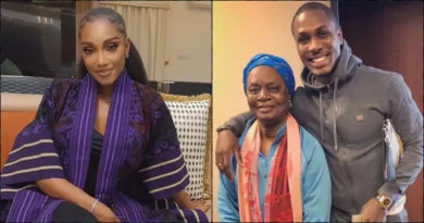 Sonia Adesuwa accuses Jude Ighalo's mother of being a witch