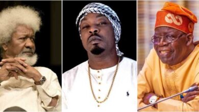 Tell your papa: Soyinka blasts Tinubu’s government over ban on Eedris Abdulkareem’s song