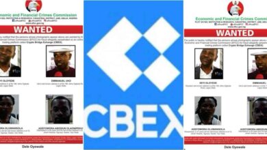 CBEX: EFCC releases photos of those behind scam, declares them wanted